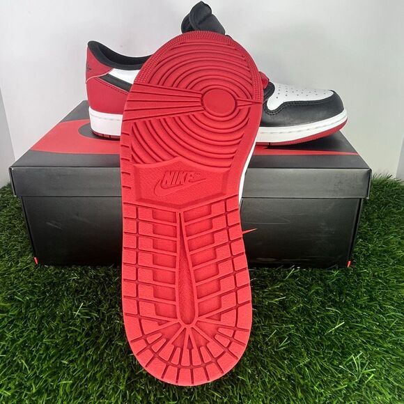 Nike Air Jordan 1 Retro Low OG Black White Varsity Red Men’s Size 10.5 CZ0790-10 main image 5